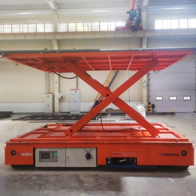 Cart de transferència de la plataforma d’elevació de 2 tones de ferrocarril