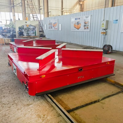 10 tones de sistemes de manipulació de materials automatitzats RGV Cart de transferència de ferrocarril