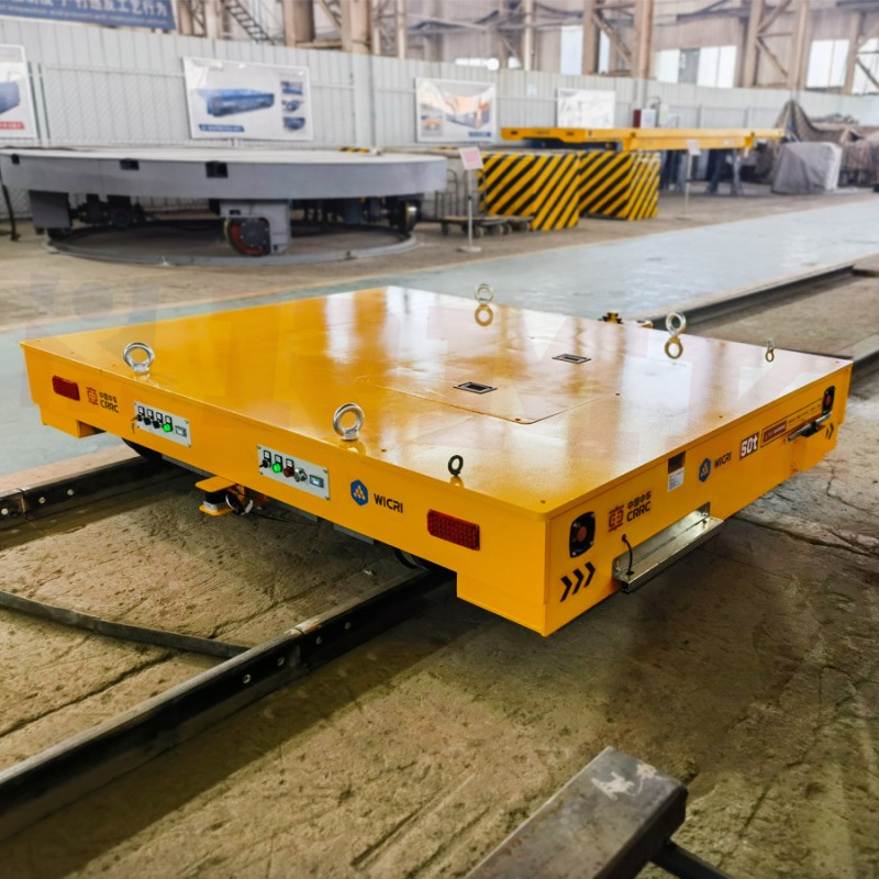 Cart de transferència RGV automatitzat de 50 tones per a taller