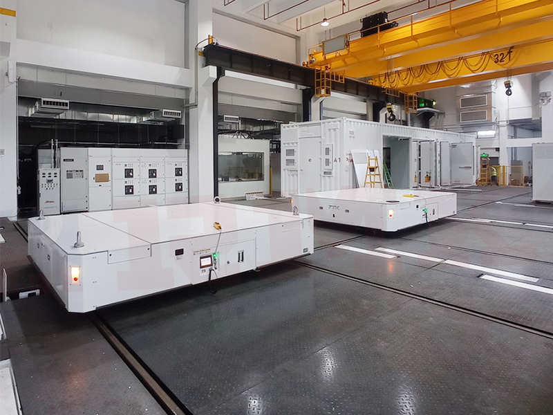 40 tones+40 tones Enllaç de carro de doble RGV automatitzat