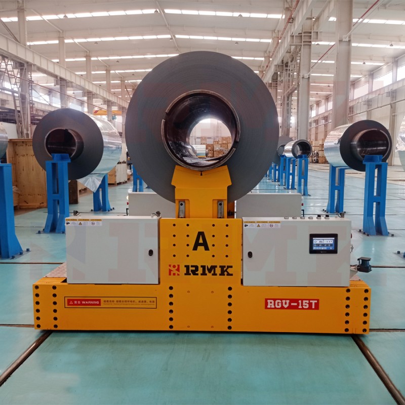 Cotxe de transferència ferroviària de bobina d'acer de 15 tones