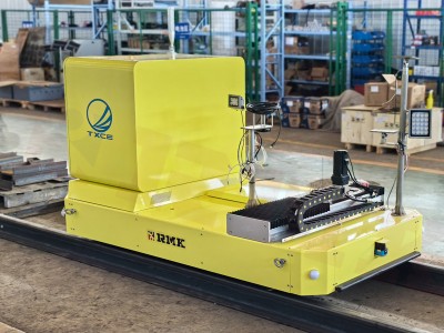 Cart de transferència de ferrocarril automatitzat del robot autònom del ganxo ferroviari