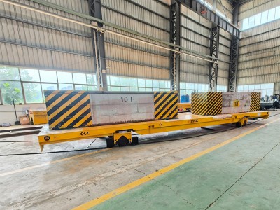 Gran ferrocarril de càrrega pesada tornejant carrossa de transferència